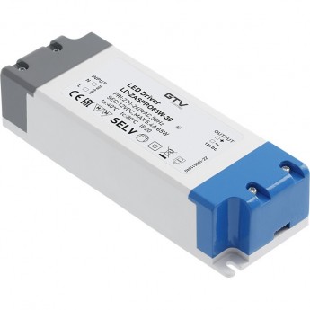 Блок питания для светодиодов GTV LD-ZASPRO65W-30 LED, 65W