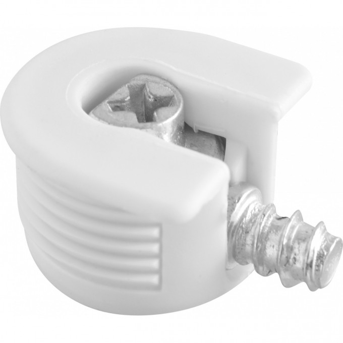 Эксцентриковая стяжка для полок, белая GTV MM-FI20X6X7-PL10 Эксцентриковая стяжка для полок, белая GTV MM-FI20X6X7-PL10
