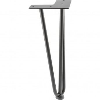 Ножка, цвет черный матовый, 3 прутка GTV NM-ARTO-12-3R304-20M Ножка, цвет черный матовый, 3 прутка GTV NM-ARTO-12-3R304-20M