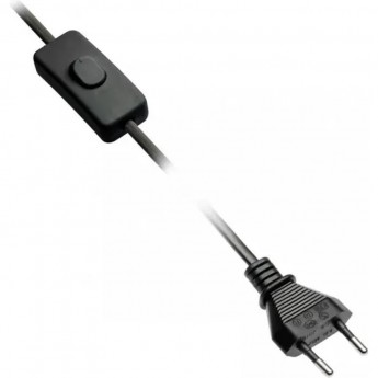 Провод с выключателем 2м, черный GTV LD-KABE2M-00B Провод с выключателем 2м, черный GTV LD-KABE2M-00B