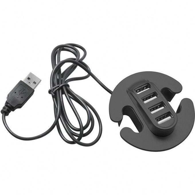 Разветвитель для USB на 4 порта GTV черный HB-USB-4X-20 Разветвитель для USB на 4 порта GTV черный HB-USB-4X-20