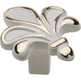 Ручка ROYAL, белый/золото GTV GZ-ROYAL3-1-10-03 (комплект 6 шт) Ручка ROYAL, белый/золото GTV GZ-ROYAL3-1-10-03 (комплект 6 шт)