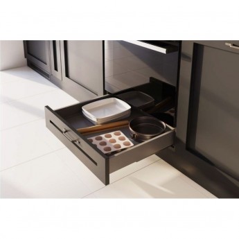 Выдвижной ящик GTV AXIS PRO L450 PB-AXISPRO-KPL69-450-60 под духовку антрацит Выдвижной ящик GTV AXIS PRO L450 PB-AXISPRO-KPL69-450-60 под духовку антрацит