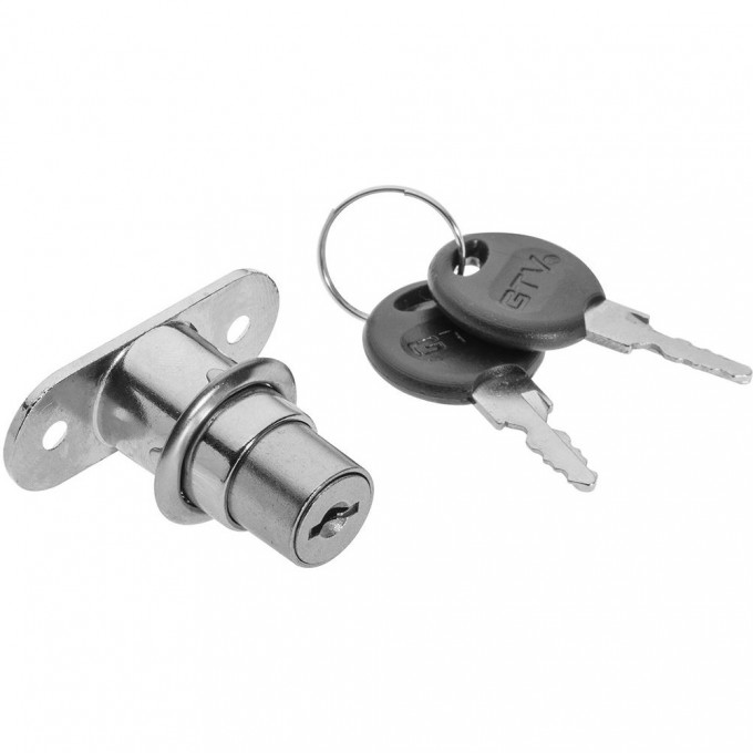 Замок мебельный 105 хром GTV ZZ-B0-105-01 Замок мебельный 105 хром GTV ZZ-B0-105-01